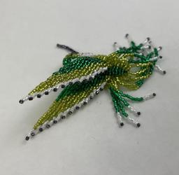 Montana Blackfoot Indian Beaded Hummingbird