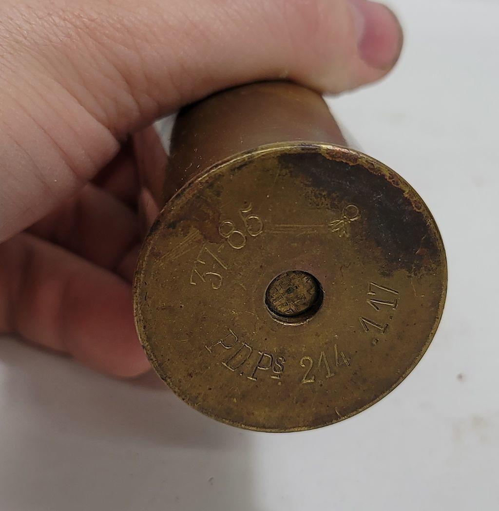 Ww1 37mm 1lb Anti Tank Round Shell