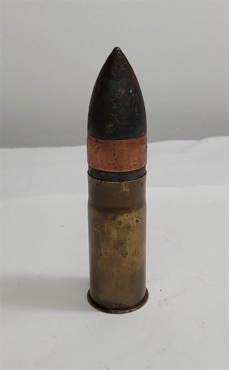 Ww1 37mm 1lb Anti Tank Round Shell