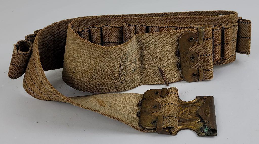 Indian Wars Mills Dogs Head Shotgun Belt