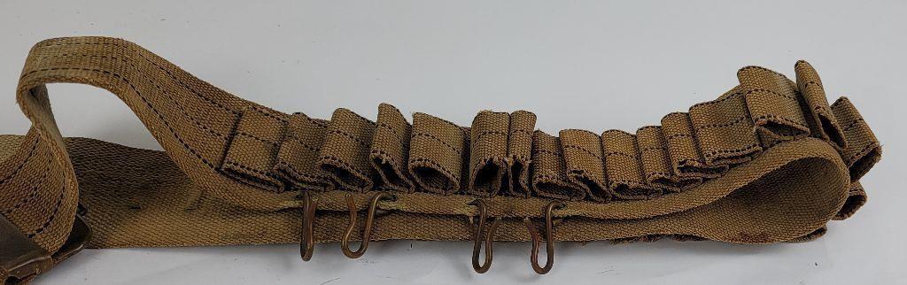 Indian Wars Mills Dogs Head Shotgun Belt