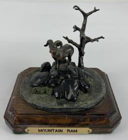 Montana Bighorn Sheep Ram Bronze
