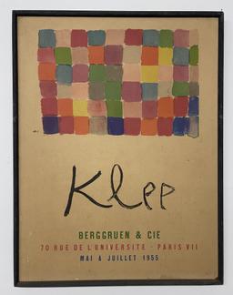 Poster For Klee Exhibition At Berggruen & Cie 1955