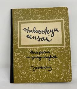 Chaloookyu Eensai Three Poems In Pidgin English