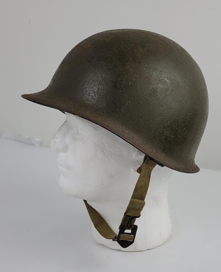 Ww2 Us Army M1 Helmet Rear Seam