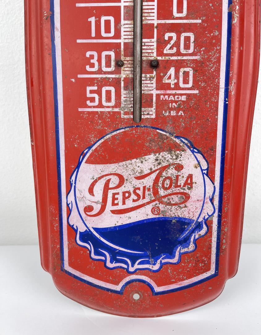 Pepsi Cola Bottle Cap Thermometer