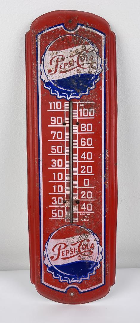 Pepsi Cola Bottle Cap Thermometer