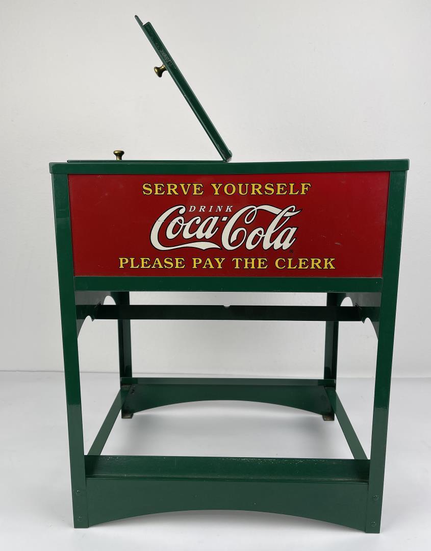 1990s Glasscock Coca Cola Cooler Coke