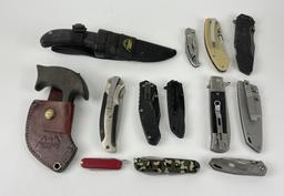 Collection Of Hunting Pocket Knives