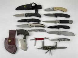 Collection Of Hunting Pocket Knives