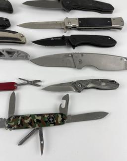 Collection Of Hunting Pocket Knives