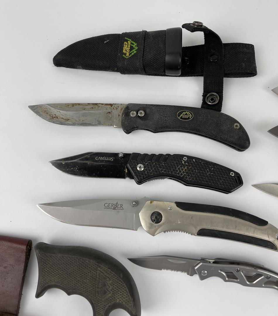 Collection Of Hunting Pocket Knives