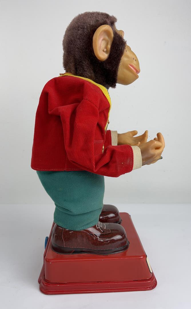 1950's Rosko Japan Hy Que Battery Operated Monkey