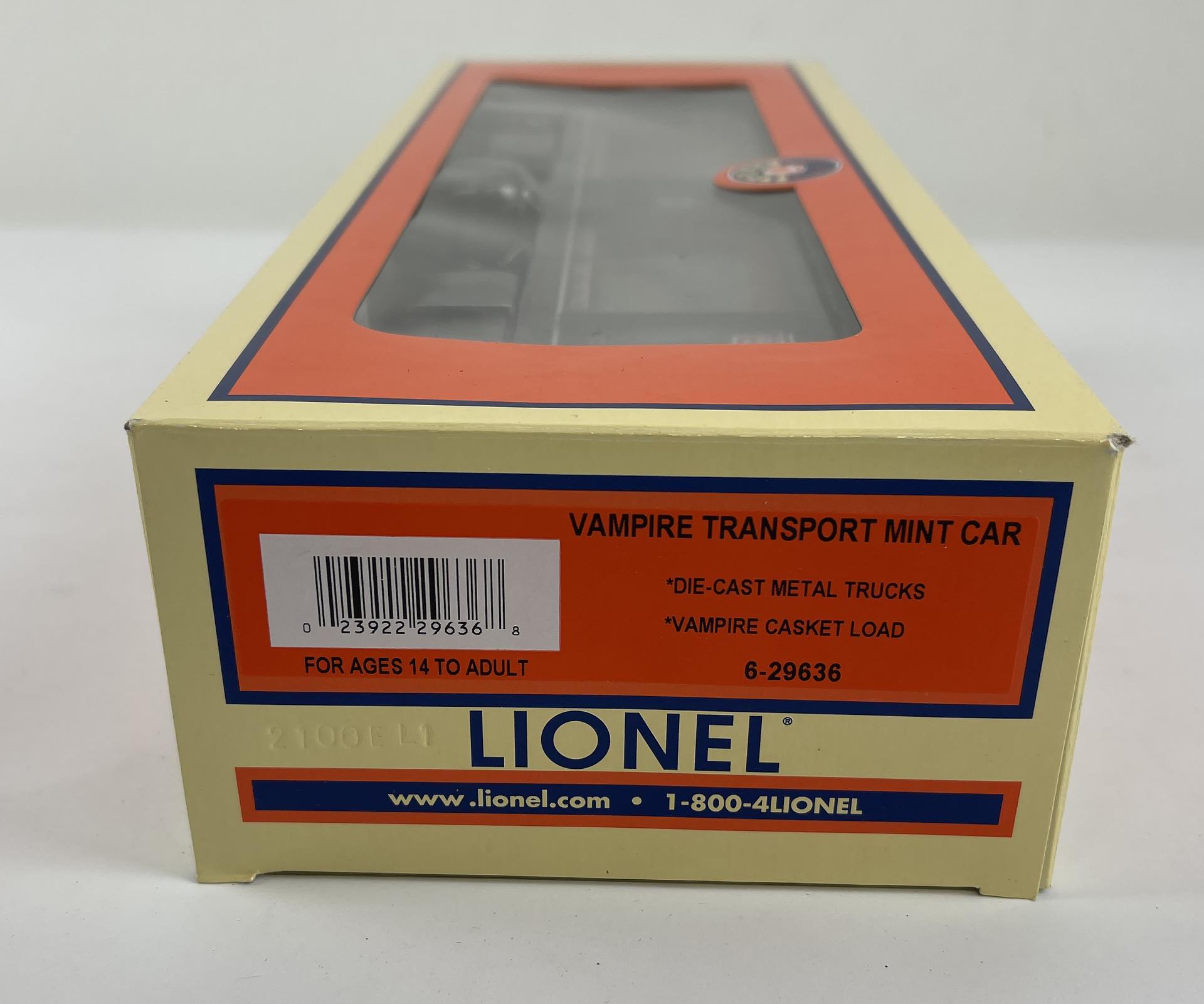 Lionel Vampire Transport Mint Car 6-29636