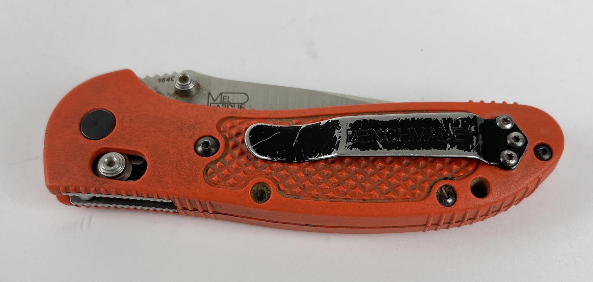 Benchmade 551 Griptilian Orange Pocket Knife