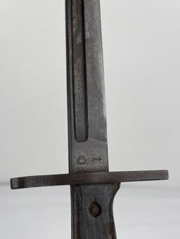 Ww2 Japanese Arisaka Bayonet National Denki Kokura