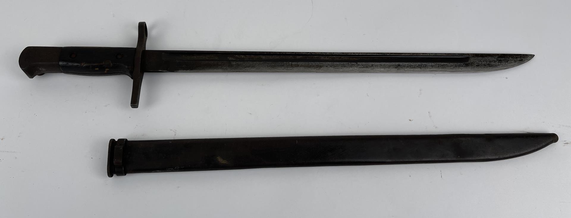 Ww2 Japanese Arisaka Bayonet National Denki Kokura