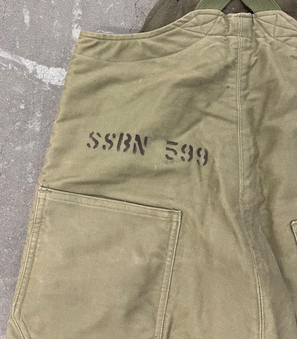 Ww2 Us Navy Deck Pants Size Small