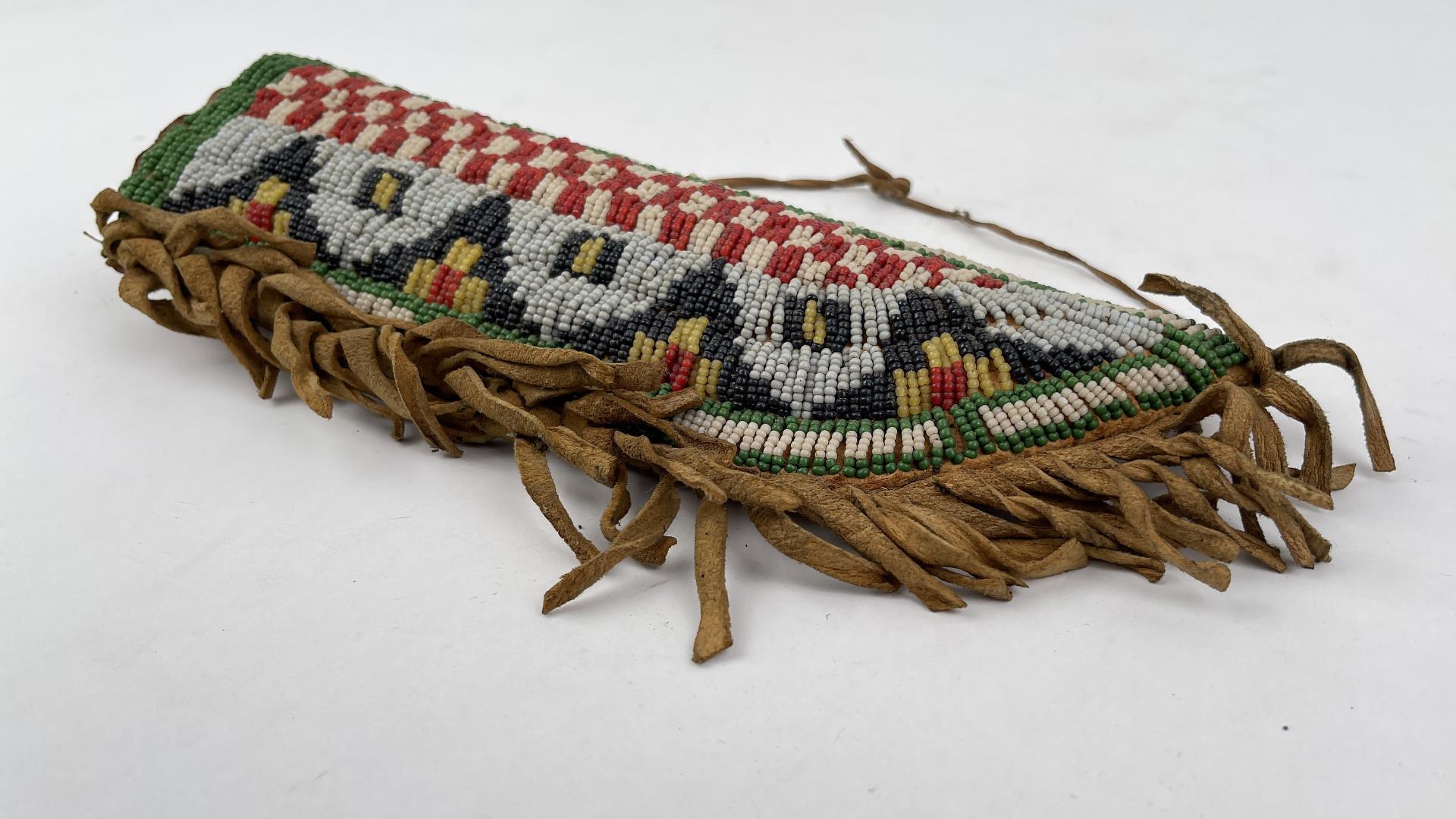 Plains Indian Beaded Knife Sheath