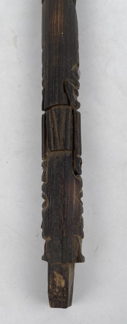 Carved Northwest Coast Indian Talking Stick