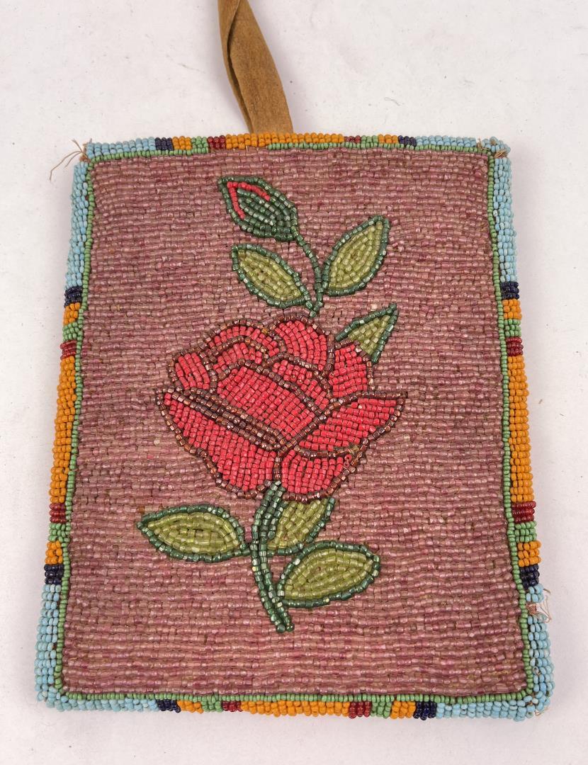 Wonderful Plateau Indian Beaded Bag