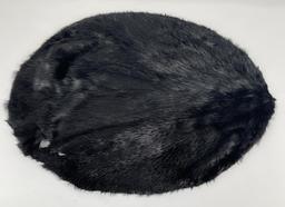 Black Dyed Montana Taxidermy Beaver Pelt