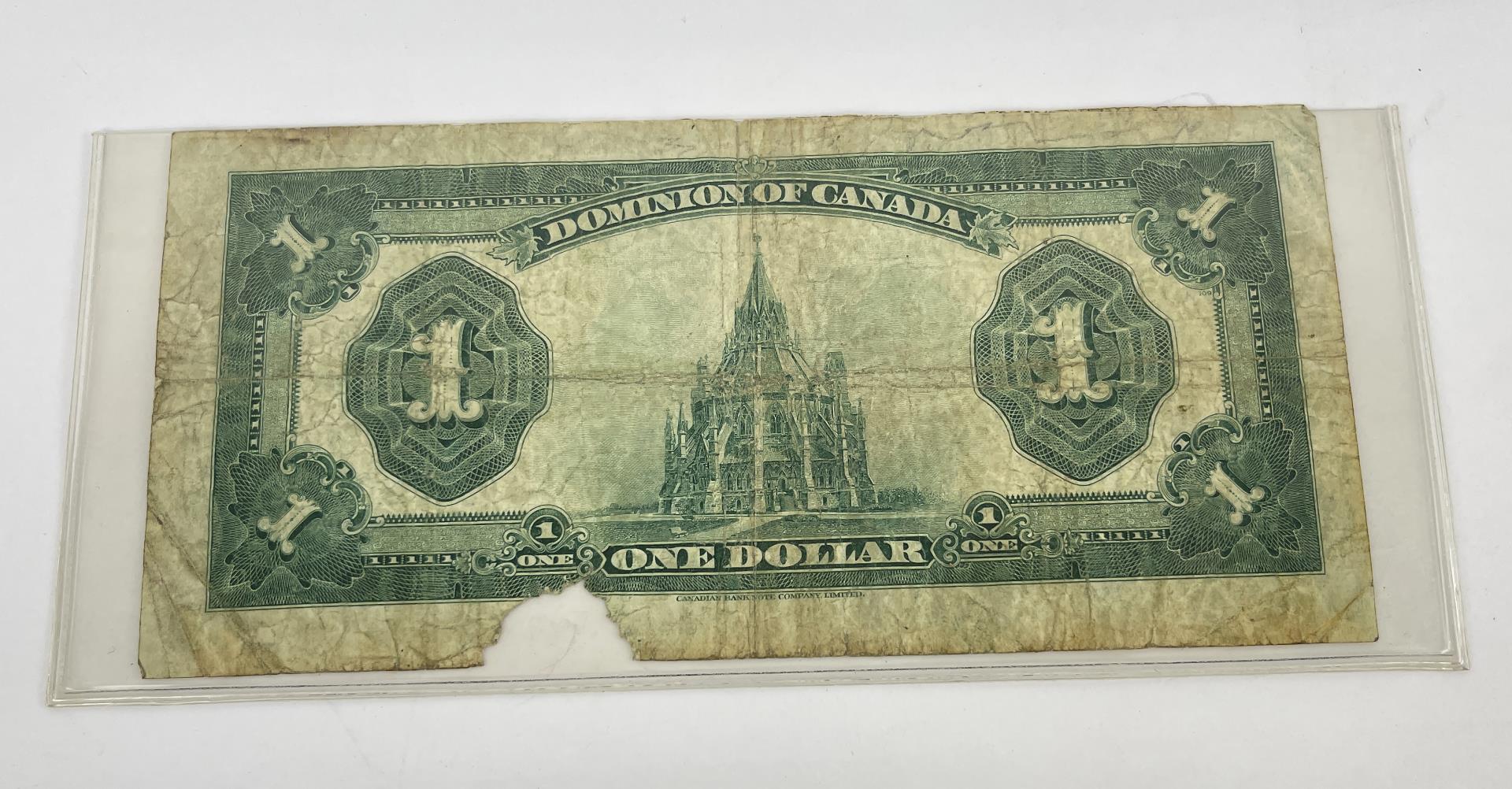 1923 Dominion Bank of Canada $1 Note