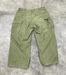 Vietnam War OG107 Cold Weather Sateen Trousers
