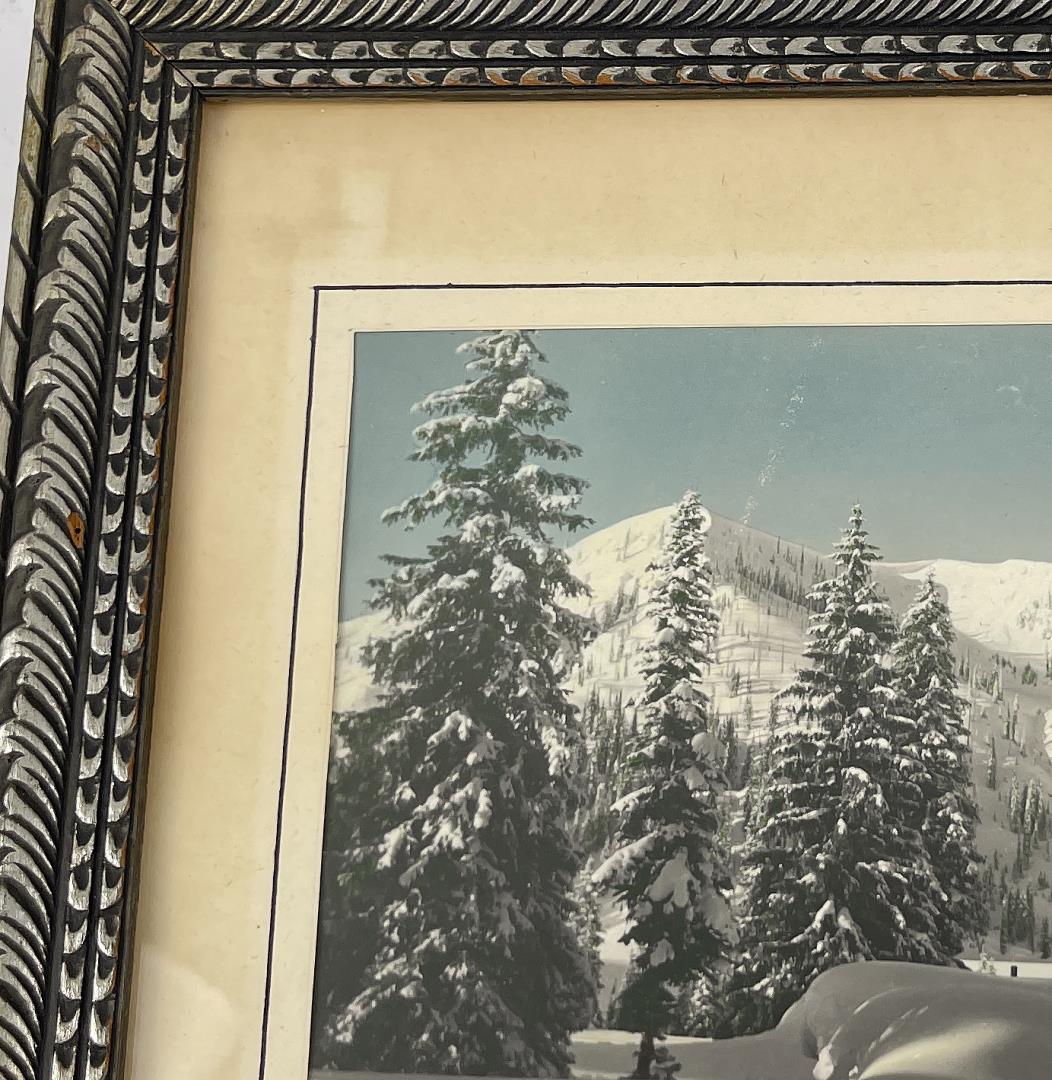 Hand Tinted Montana Winter Photo