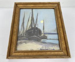 Painting of Sailboats