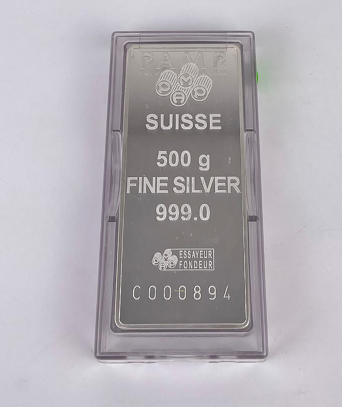 Pamp Suisse 500 Gram Silver Bar