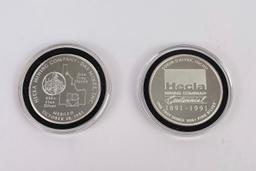 2 Hecla Mining Company Silver Rounds