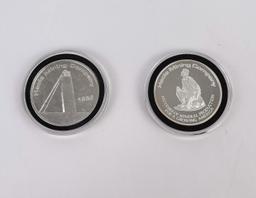 2 Hecla Mining Company Silver Rounds