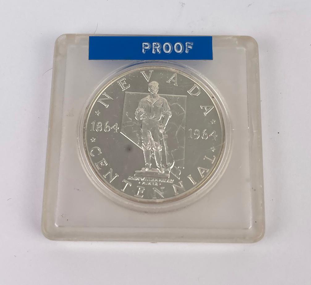 1864-1964 Nevada Centennial Coin Proof