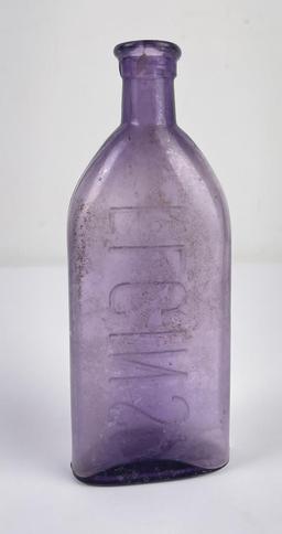 Antique Elgin's Purple Medicine Bottle