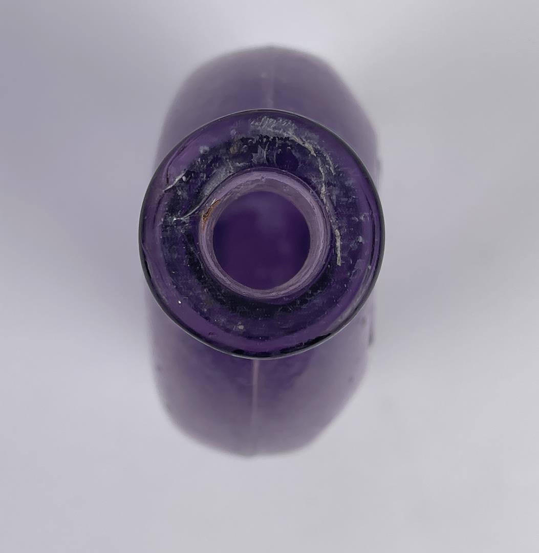 Antique Elgin's Purple Medicine Bottle