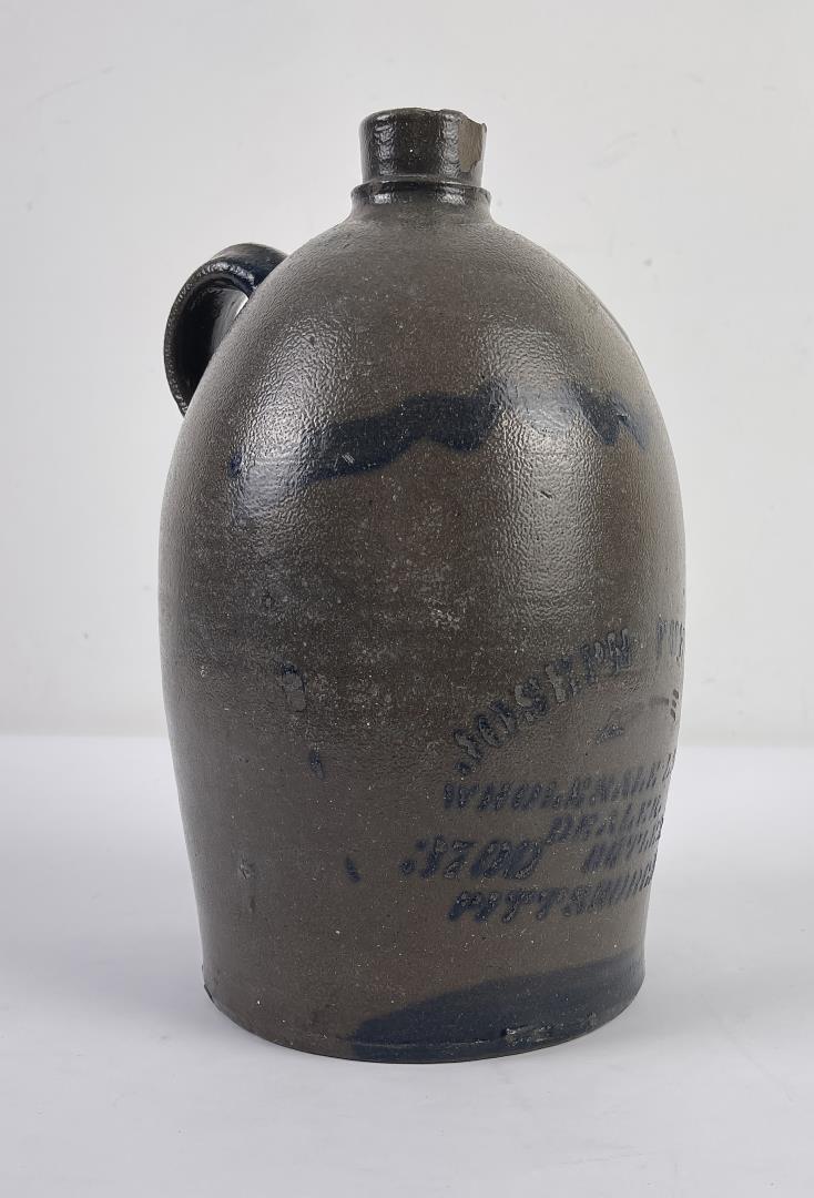 Fuhrer Pittsburgh Pennsylvania Stoneware Crock Jug