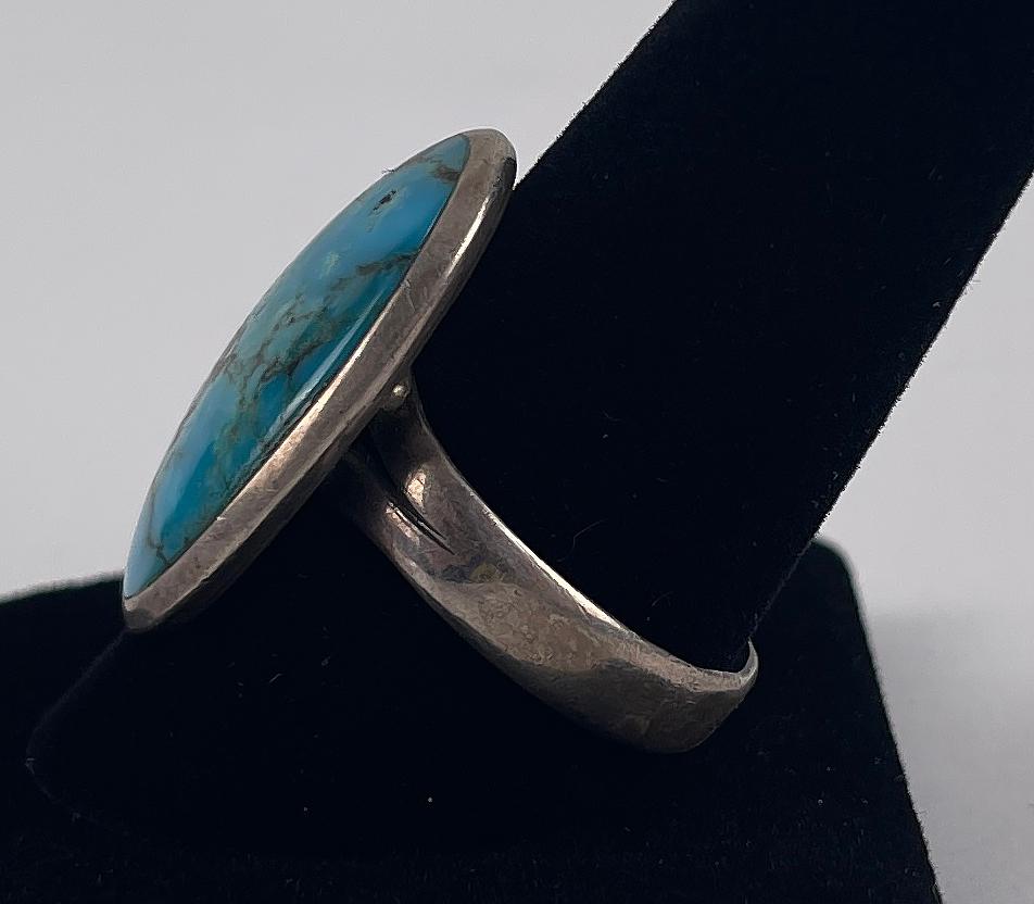 Navajo Sterling Silver Turquoise Ring