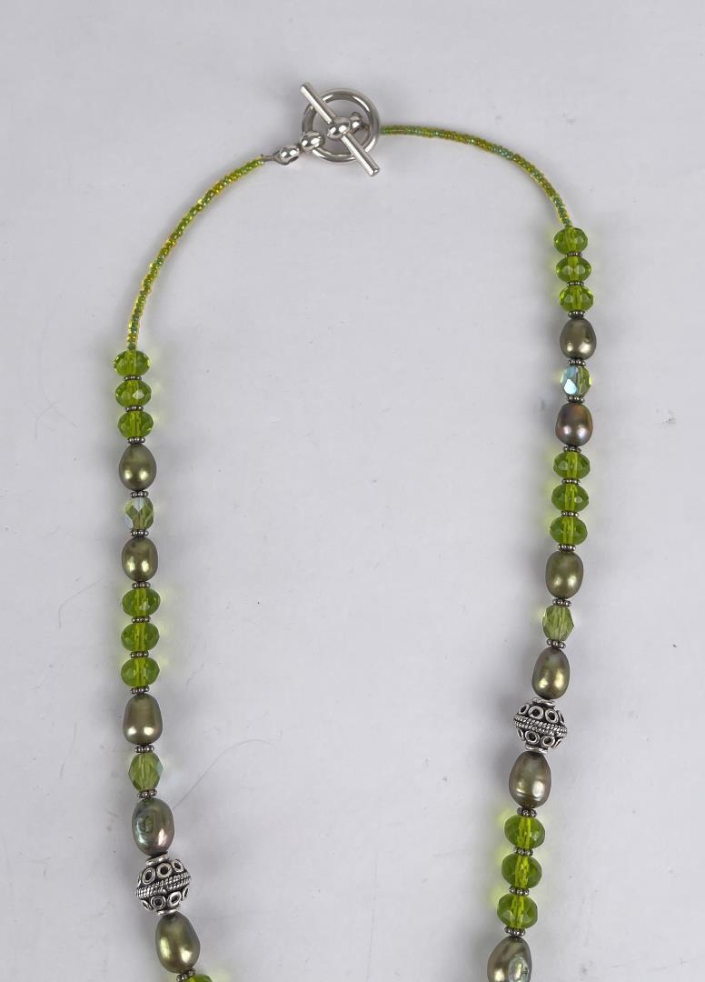 Sterling Silver Peridot Necklace