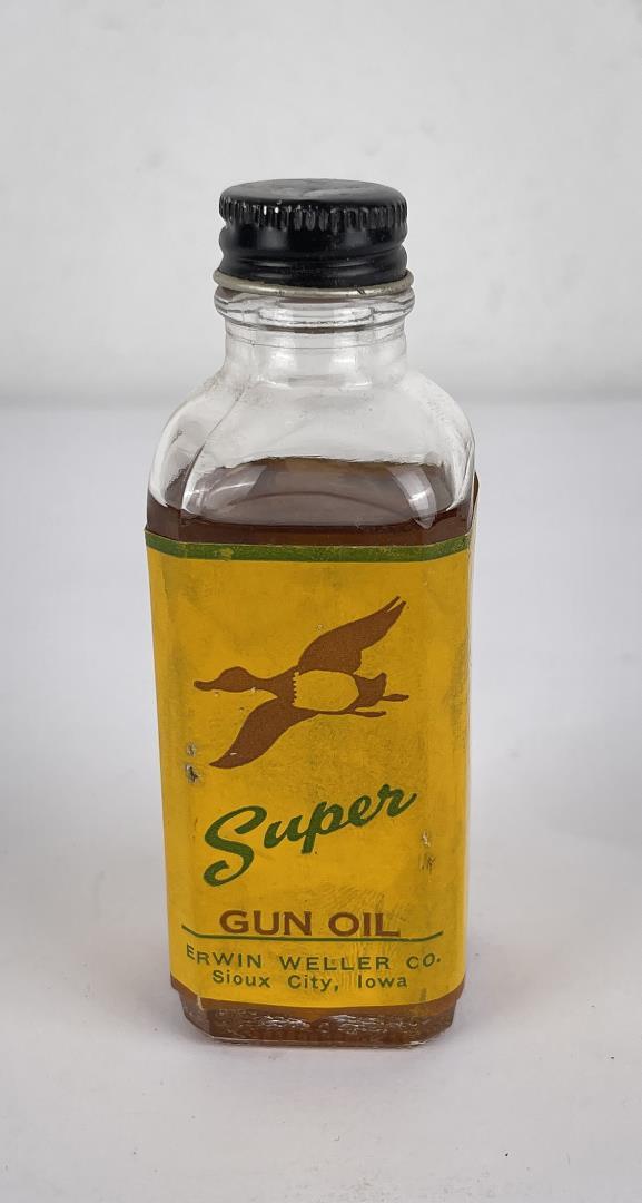 Super Gun Oil Erwin Weller Iowa Bottle