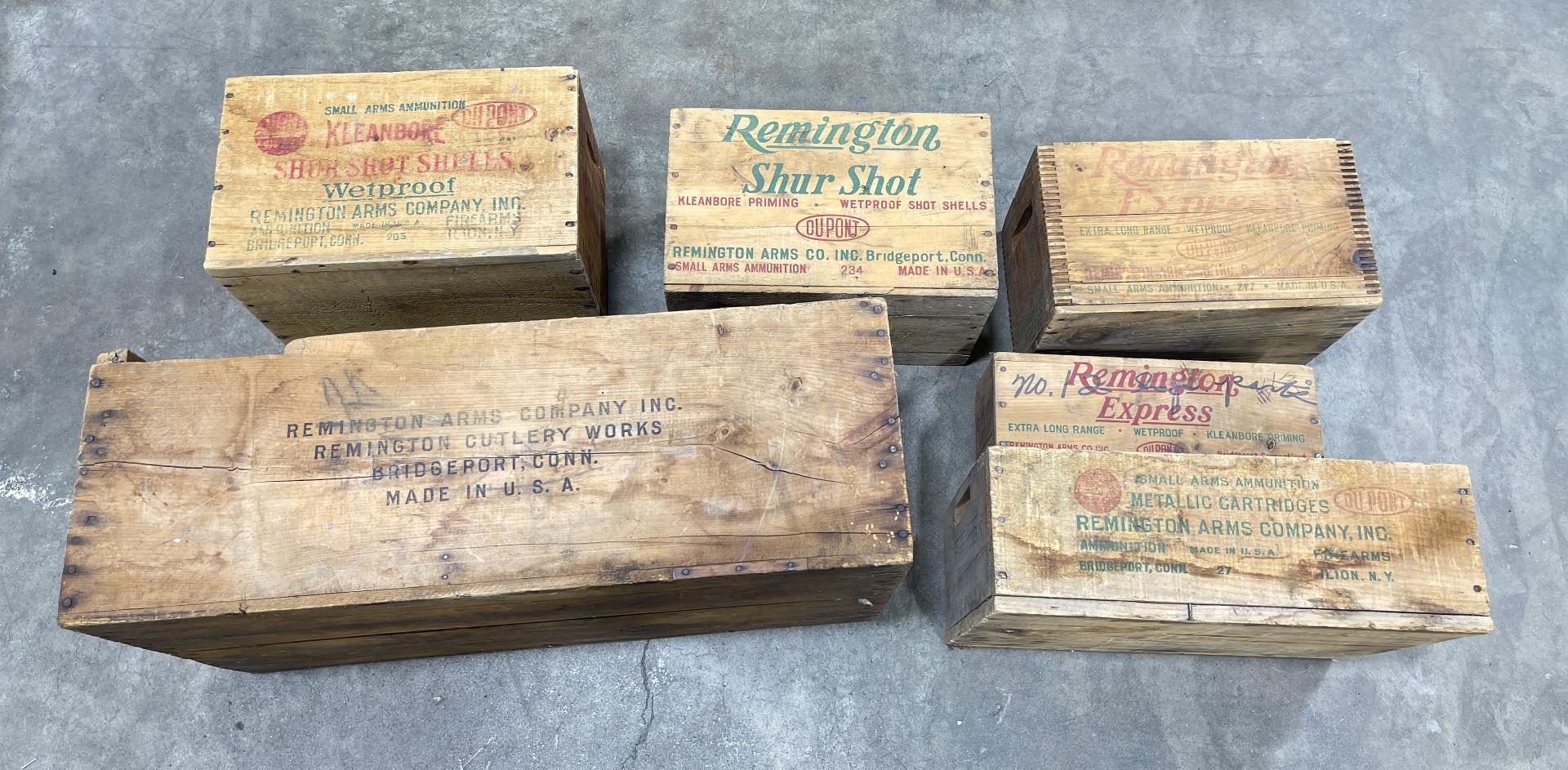 Remington Express Wood Shell Boxes