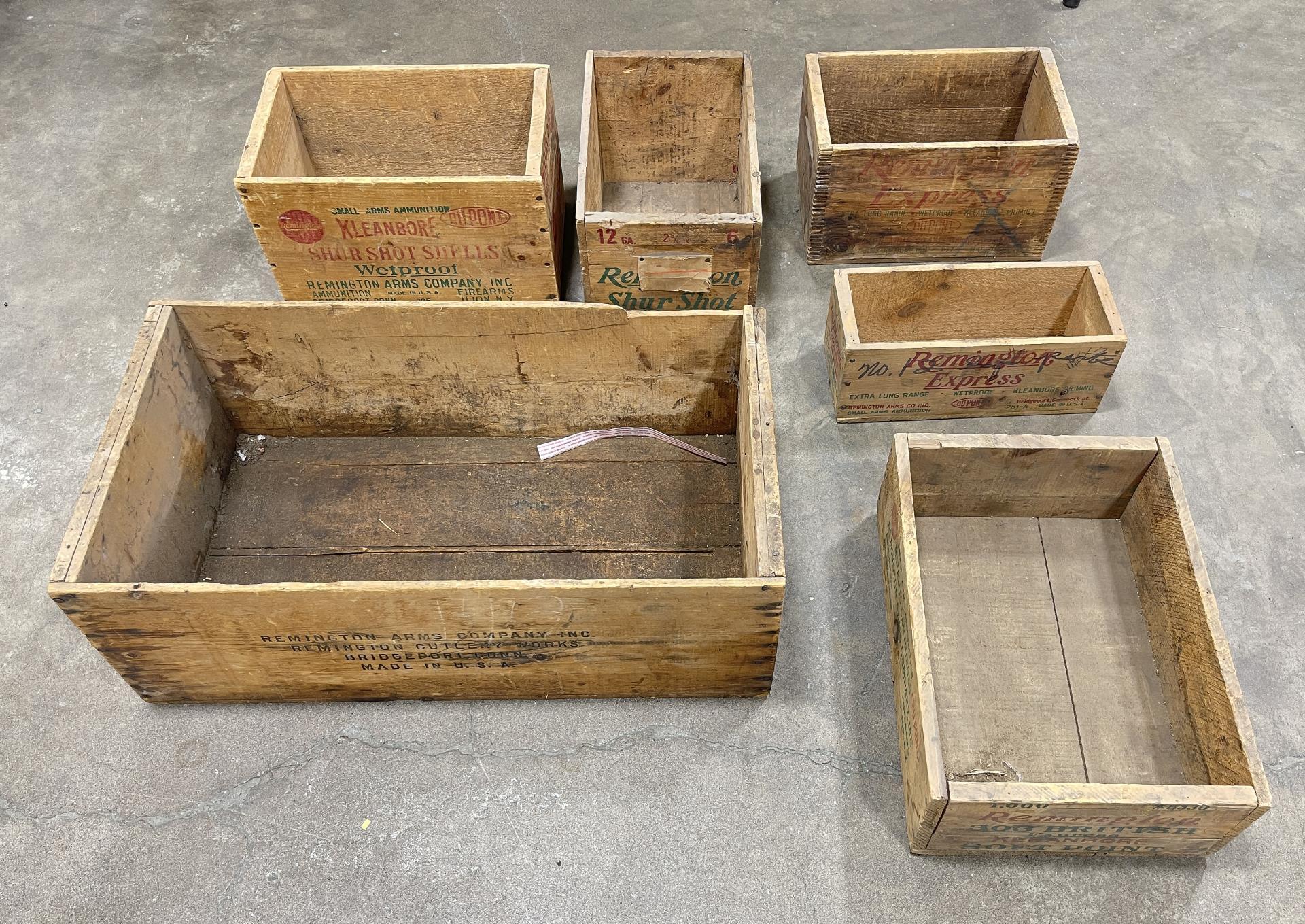 Remington Express Wood Shell Boxes