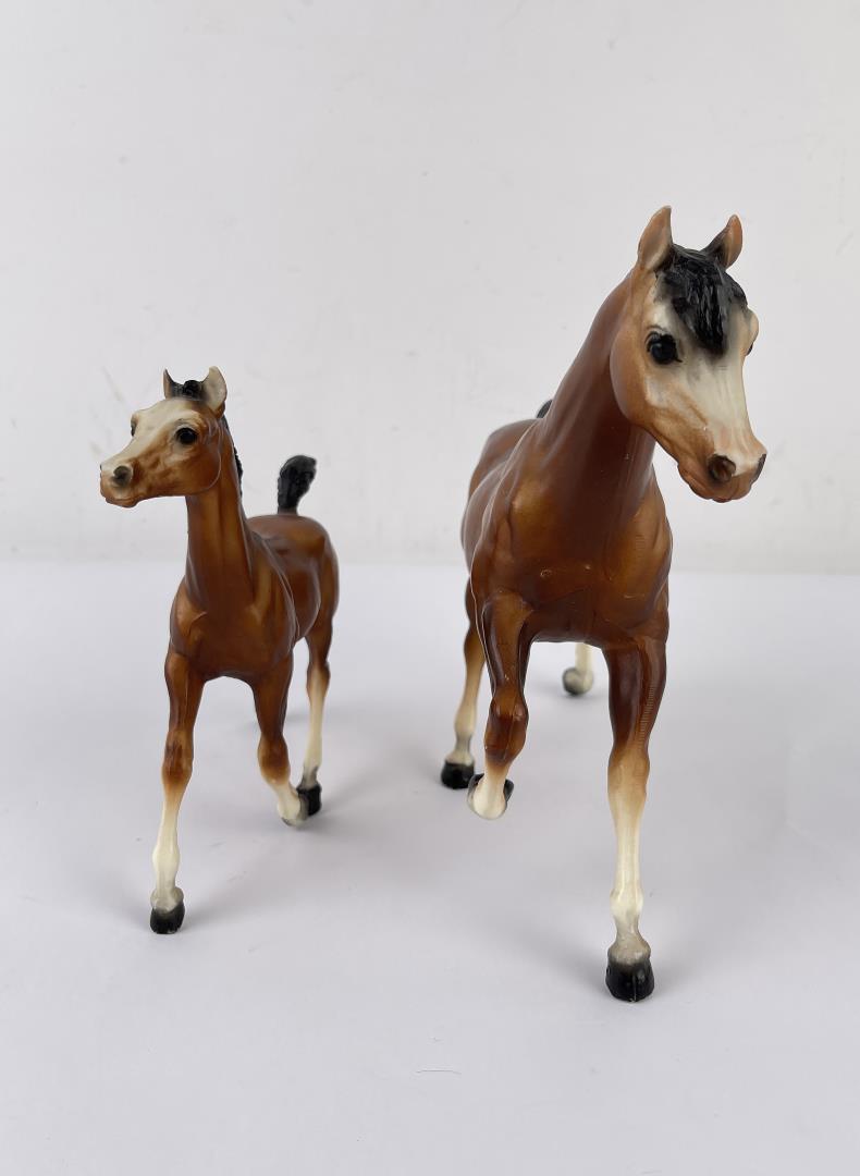 Vintage Running Breyer Mare Horse and Foal