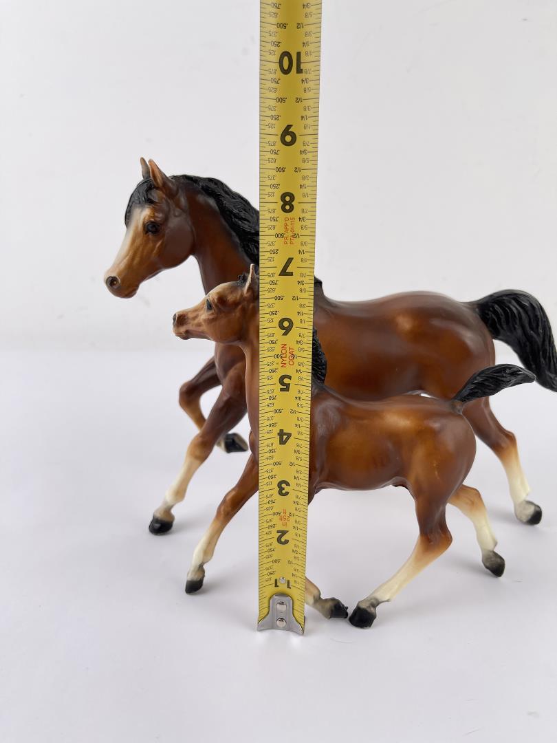 Vintage Running Breyer Mare Horse and Foal