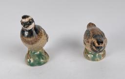 Rosemeade Pottery Quail Salt and Pepper Shakers