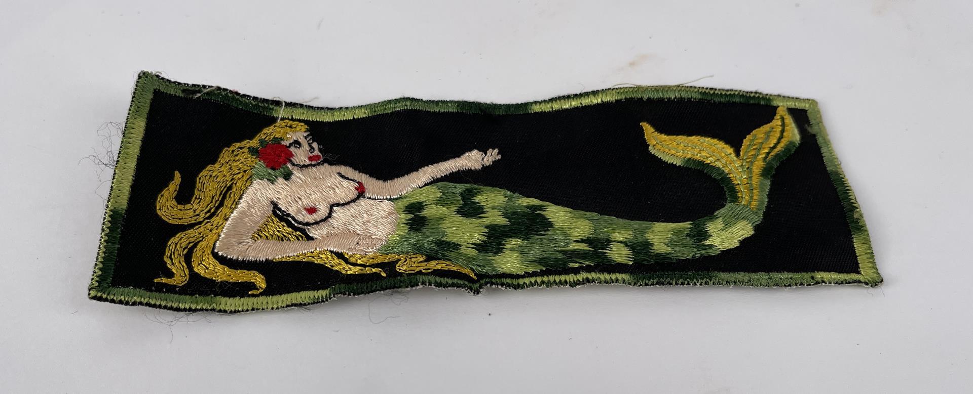 Vietnam War Nude Mermaid Uniform Hippie Patch