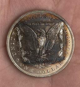 1887 Morgan Silver Dollar Toned