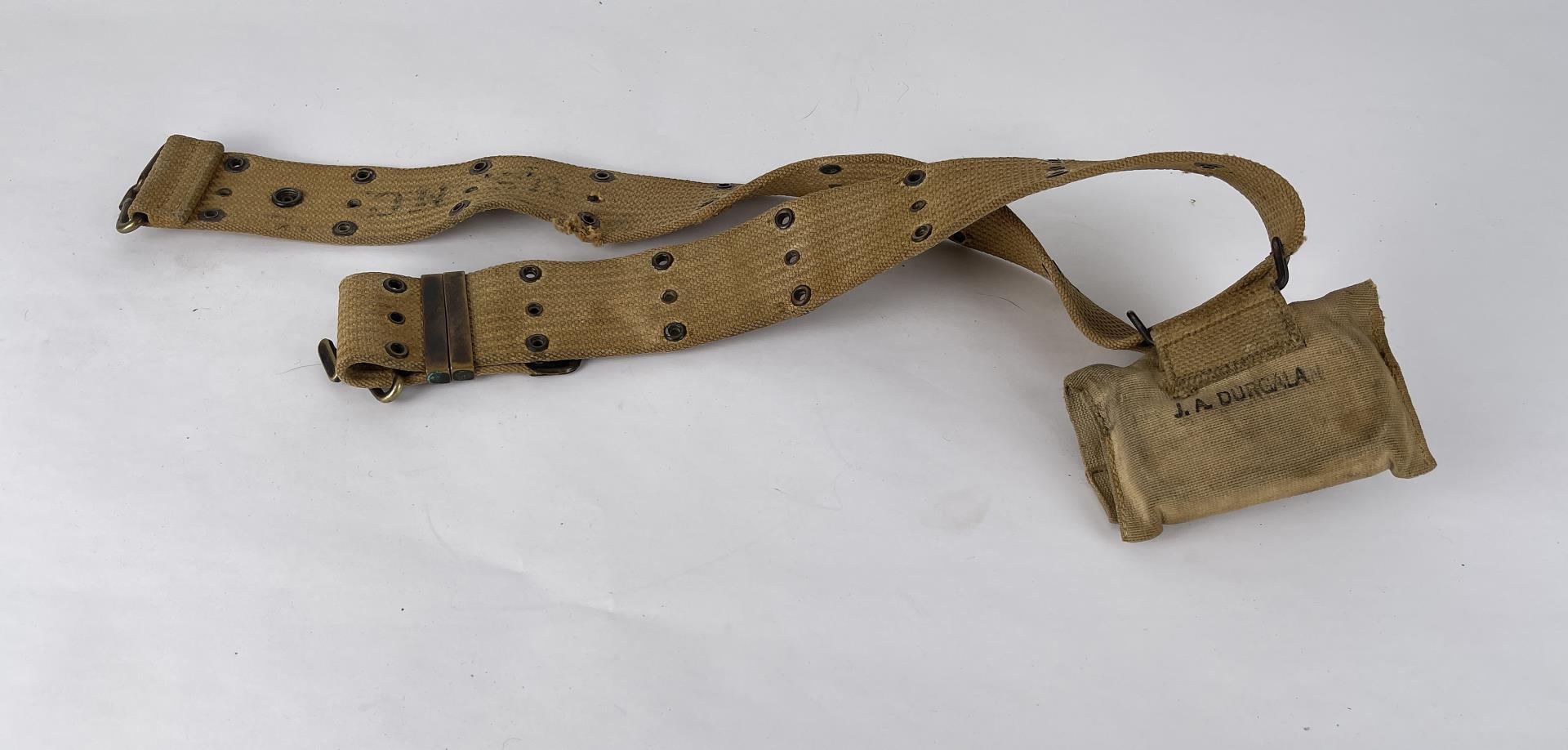 WW2 USMC Marine Corps Web Belt