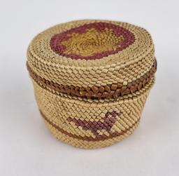 Northwest Coast Makah Nootka Indian Basket