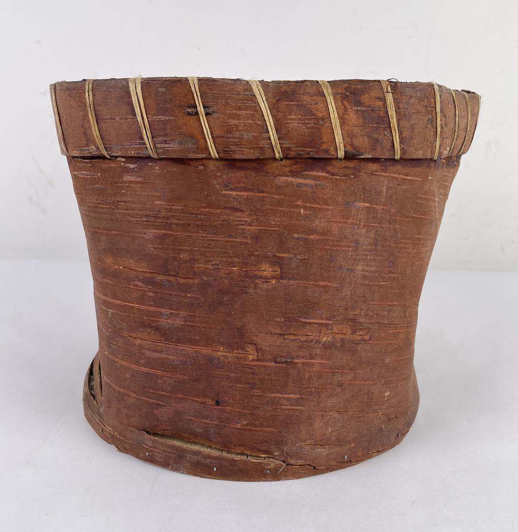 Native American Indian Made Birch Bark Box